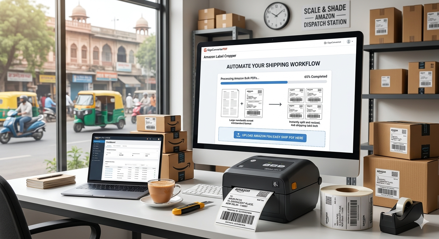 Amazon Label Cropper: Automatically Convert Bulk PDFs for 4x6 Thermal Printing